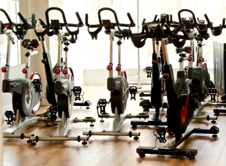 Osprey Hotel Gym Group of Spin Bikes