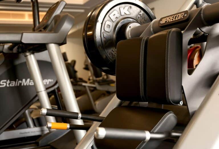 Osprey Hotel Gym weighted leg press machine