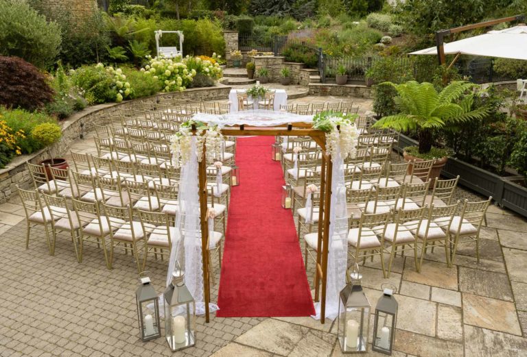 Outdoor Wedding Ceremony Opsrey Hotel