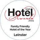 Irish Hotel Awards Family Friendly Hotel of the Year Leinster 2024 badge