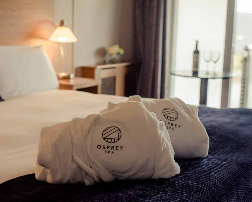 Osprey Hotel Bedroom Branded Robes